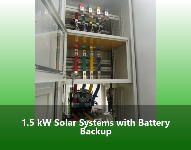 1.5 kW Solar Systems with Battery Backup